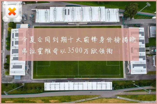 今夏合同到期十大前锋身价榜揭晓弗拉霍维奇以3500万欧领衔